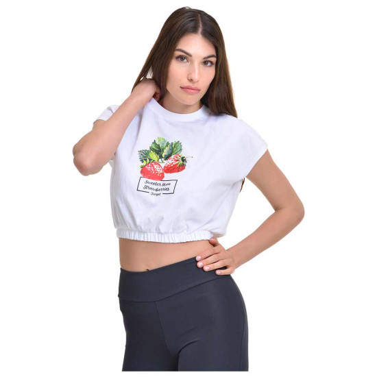 Target Γυναικεία αμάνικη μπλούζα Elastic Hem Single Jersey Crop Top Target Γυναικεία αμάνικη μπλούζα Elastic Hem Single Jersey Crop Top